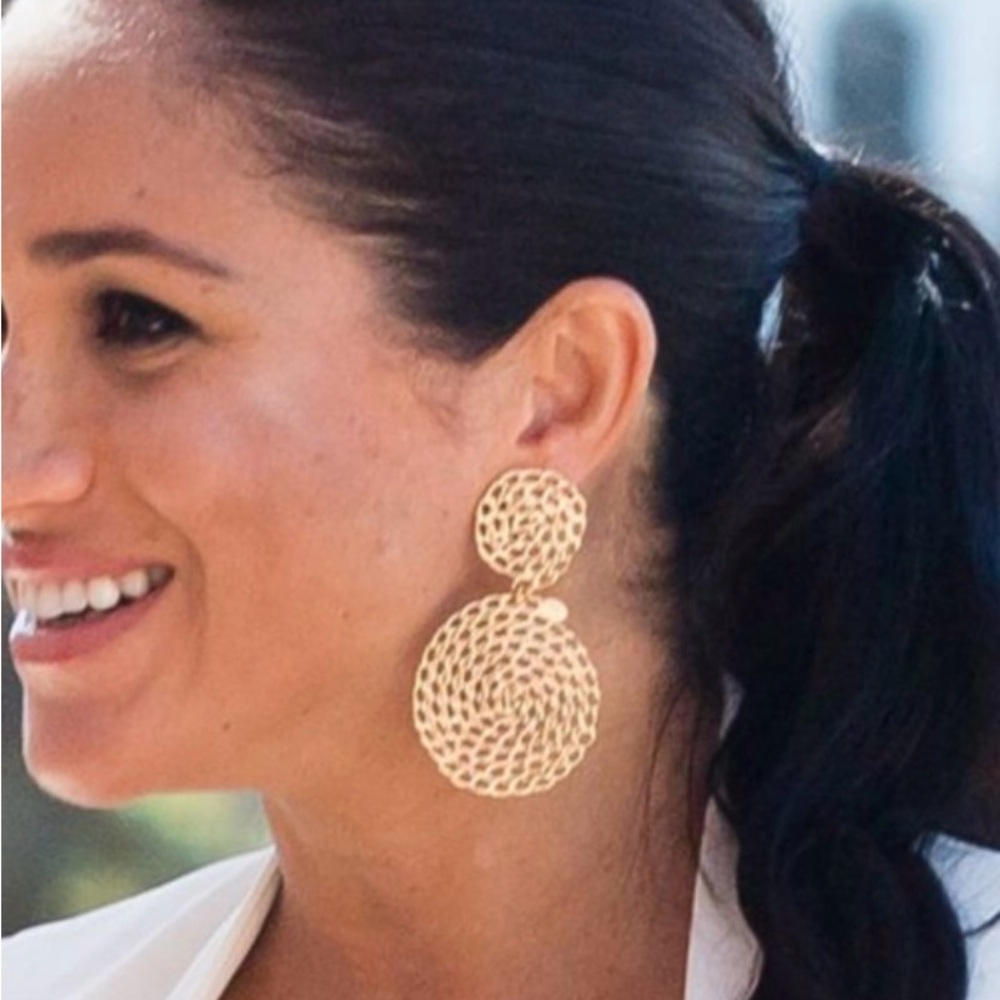 Gas Bijoux Woven Drop Earrings NWOT